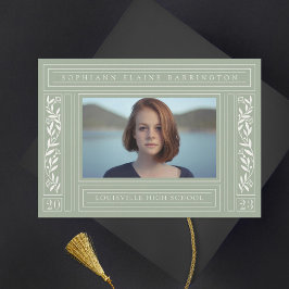 Sage Green卒業写真 案内状