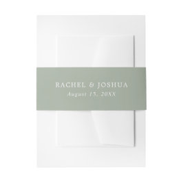 Sage Green | オリジナル ウェディング 招待状ベリーバンド