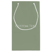 Sage Green  スモールペーパーバッグ (裏面)