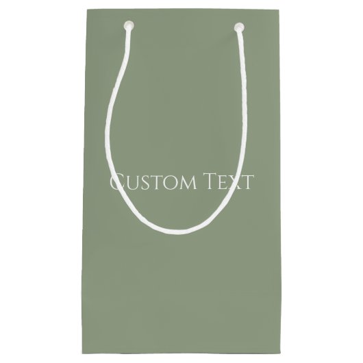 Sage Green  スモールペーパーバッグ (正面)