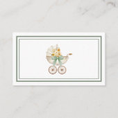 sage green ディスプレイ シャワー カード ヴィンテージ プラム シャワー (裏面)