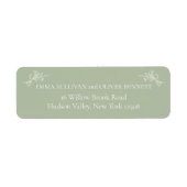 sage green ラベル (正面)