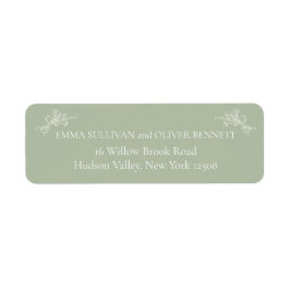 sage green ラベル