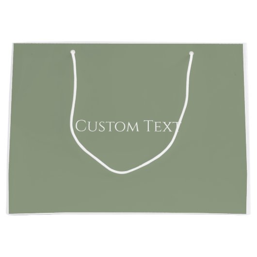 Sage Green  ラージペーパーバッグ (正面)