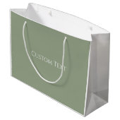 Sage Green  ラージペーパーバッグ (裏面アングル)
