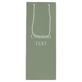Sage Green  ワインギフトバッグ