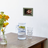  sage green 現代ゴールド ドゥードル フレーム フォト 箔ポスター (レイダウン (キッチン))