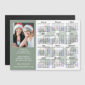 Sage Green 2025カレンダー事業写真磁気 (正面/裏面)