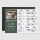 Sage Green 2025カレンモダンダー写真磁気 (正面/裏面)