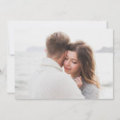 Sage Green 4-Photo 2面結婚付き救日 セーブザデート (裏面)