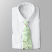 Sage green agate neck tie ネクタイ (タイ)