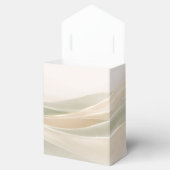 Sage Green and Ivory Favor Boxes フェイバーボックス (オープン)