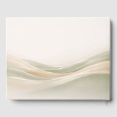 Sage Green and Ivory Wedding ゲストブック (裏面)