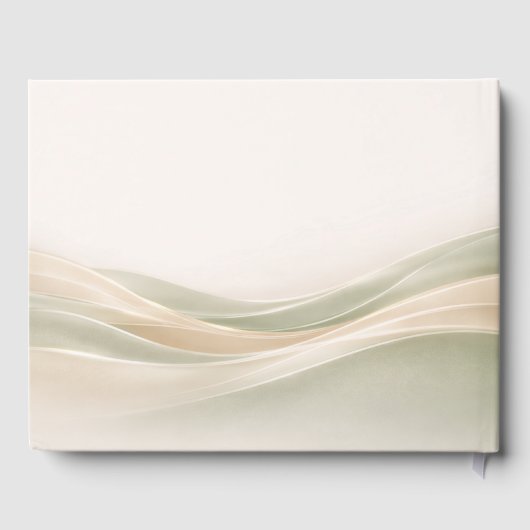 Sage Green and Ivory Wedding ゲストブック (裏面)