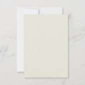 Sage Green Arch RSVP Card (裏面)