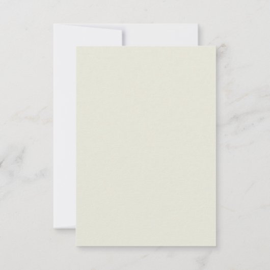 Sage Green Arch RSVP Card (裏面)