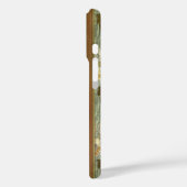 Sage Green Art Nouveau Lily Insect Pattern Case-Mate iPhoneケース (裏面 / 左)