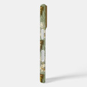 Sage Green Art Nouveau Lily Insect Pattern Case-Mate iPhoneケース (裏面 / 右)