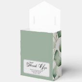 Sage Green Baby Shower フェイバーボックス (見開き)