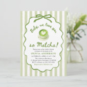 Sage Green Baby We love you so Matcha Baby Shower 招待状 (スタンド正面)