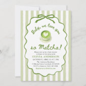 Sage Green Baby We love you so Matcha Baby Shower 招待状 (正面)