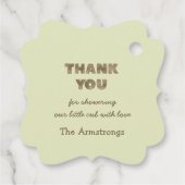 Sage Green Bearly Wait Fancy Square フェイバータグ (裏面)