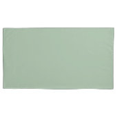Sage Green Bedding Pillowcases – Soft Green Matchi 枕カバー (正面左)