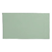 Sage Green Bedding Pillowcases – Soft Green Matchi 枕カバー (裏面-右)
