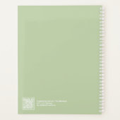 Sage Green Block Quote Large Planner プランナー手帳 (裏面)