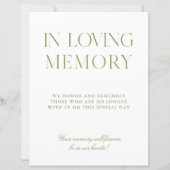 Sage Green & Blueの愛結婚するメモリーサイン (正面)