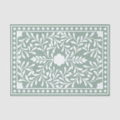 Sage Green Bone Inlay Decoupage Paper 薄葉紙 (正面)