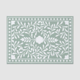 Sage Green Bone Inlay Decoupage Paper 薄葉紙