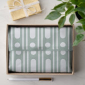 Sage Green Bone Inlay Dots Border Decoupage Paper 薄葉紙 (ギフト)