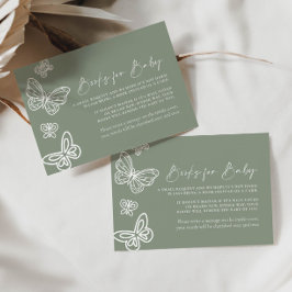 Sage Green Books forベビー・カード ノートカード