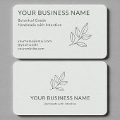Sage Green Botanical 名刺