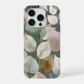 Sage Green Botanical Leaf  – Boho Neutral iPhoneケース (裏面)