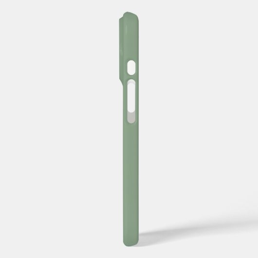Sage Green Bow Initial Aesthetic Case-Mate iPhoneケース (裏面 / 左)
