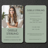 Sage Green Business Consultant Photo 名刺