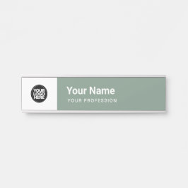 Sage Green Business Logoの名称職業 サインプレート