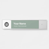 Sage Green Business Logoの名称職業 サインプレート (正面)