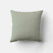 Sage Green Christmas Harmony Pillow クッション (裏面)