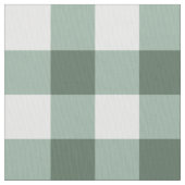 Sage Green Classic Gingham Pima Cotton Fabric ファブリック (クローズアップ)