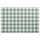 Sage Green Classic Gingham Pima Cotton Fabric ファブリック (ファットクウォーター)