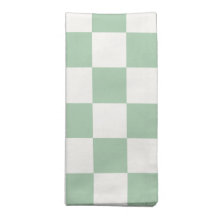 Sage Green & Cream Farmhouse Gingham