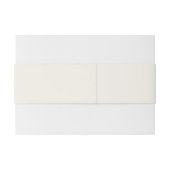 Sage Green Custom Wedding Belly Band 招待状ベリーバンド (裏面例)