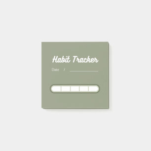 Sage Green Cute Cnote Trackerポストイットノート ポストイット