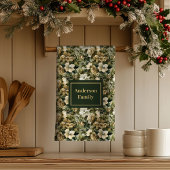 Sage Green Dish Towel Personalized Chic Accent キッチンタオル