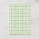 Sage Green Display Shower Card | Unwrapped Gifts  エンクロージャーカード (裏面)