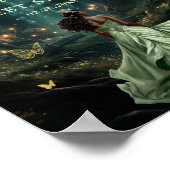 Sage Green Enchanted Forest Sweet Sixteen Welcome ポスター (角)