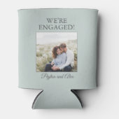 Sage Green Engagement Party Photo We're Engaged 缶クーラー (正面)